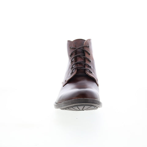 Bed Stu Hoover F414002 Mens Brown Leather Lace Up Casual Dress Boots
