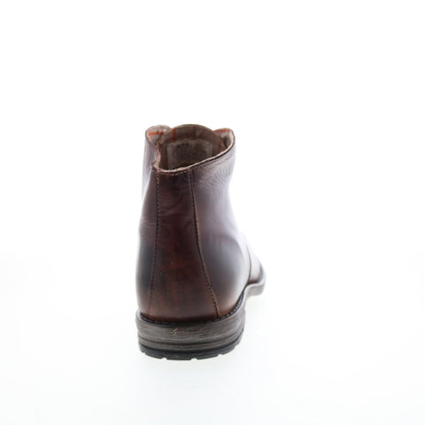 Bed Stu Hoover F414002 Mens Brown Leather Lace Up Casual Dress Boots