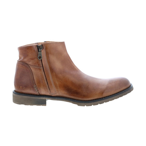 Bed Stu Billy II F414037 Mens Brown Leather Zipper Casual Dress Boots