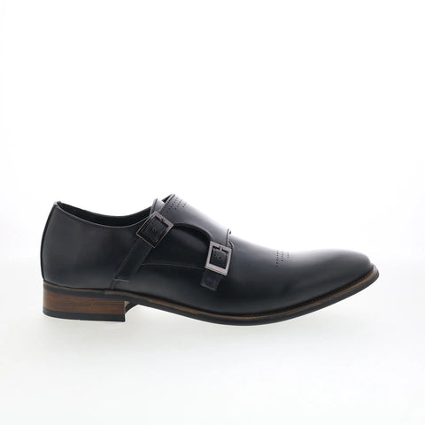 Faranzi F41684 Mens Black Synthetic Loafers & Slip Ons Casual Shoes