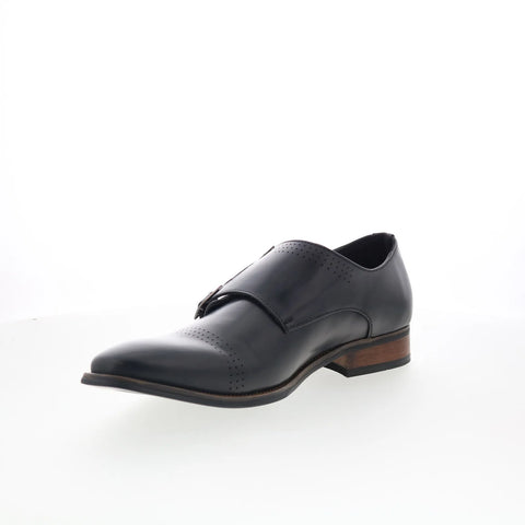 Faranzi F41684 Mens Black Synthetic Loafers & Slip Ons Casual Shoes