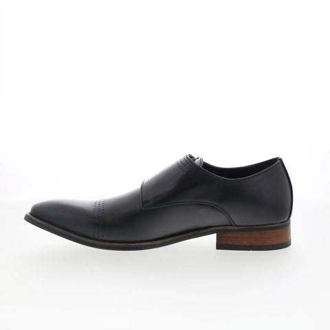 Faranzi F41684 Mens Black Synthetic Loafers & Slip Ons Casual Shoes