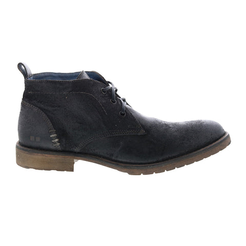 Bed Stu Rayburn F420218 Mens Black Leather Lace Up Casual Dress Boots