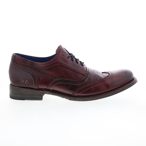 Bed Stu Corsico F460008 Mens Red Oxfords & Lace Ups Wingtip & Brogue Shoes