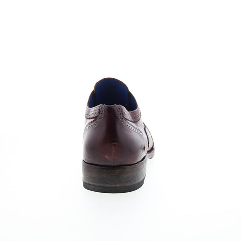 Bed Stu Corsico F460008 Mens Red Oxfords & Lace Ups Wingtip & Brogue Shoes