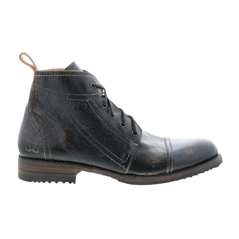 Bed Stu Odin F460010 Mens Black Leather Lace Up Casual Dress Boots