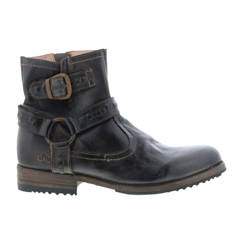 Bed Stu Otto F460011 Mens Black Leather Zipper Casual Dress Boots