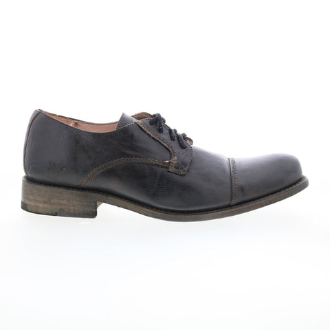 Bed Stu Genoa F460020 Mens Black Leather Oxfords & Lace Ups Cap Toe Shoes