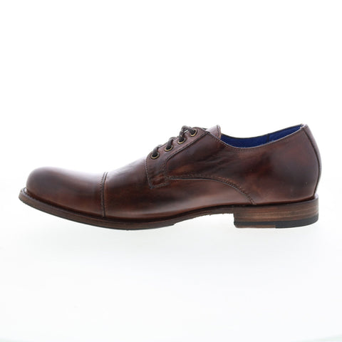 Bed Stu Genoa F460020 Mens Brown Leather Oxfords & Lace Ups Cap Toe Shoes