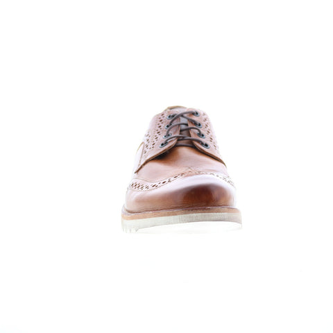 Bed Stu Larino Wing II F461511 Mens Brown Oxfords Wingtip & Brogue Shoes