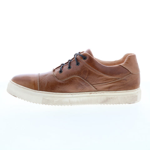 Bed Stu Holmes F462001 Mens Brown Leather Lace Up Lifestyle Sneakers Shoes