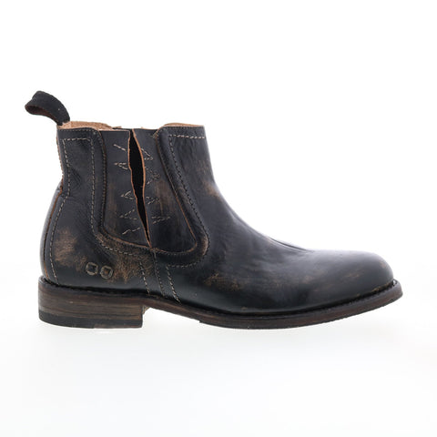 Bed Stu Cortado F473008 Mens Black Leather Slip On Chelsea Boots