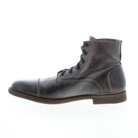 Bed Stu leonardo F479009 Mens Brown Leather Lace Up Casual Dress Boots