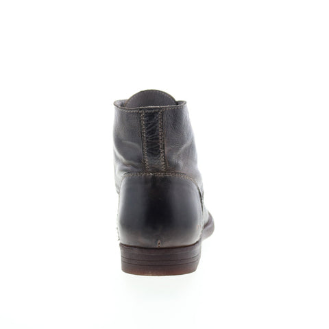 Bed Stu leonardo F479009 Mens Brown Leather Lace Up Casual Dress Boots