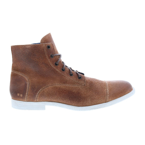 Bed Stu Leonardo F479009 Mens Brown Leather Lace Up Casual Dress Boots
