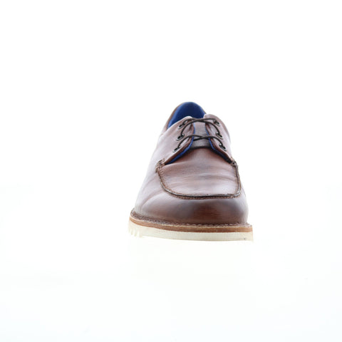 Bed Stu Shackleton F485000 Mens Brown Leather Oxfords & Lace Ups Casual Shoes