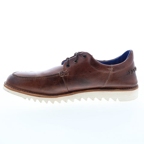 Bed Stu Shackleton F485000 Mens Brown Leather Oxfords & Lace Ups Casual Shoes