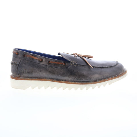 Bed Stu Albatross F485002 Mens Brown Leather Loafers & Slip Ons Boat Shoes