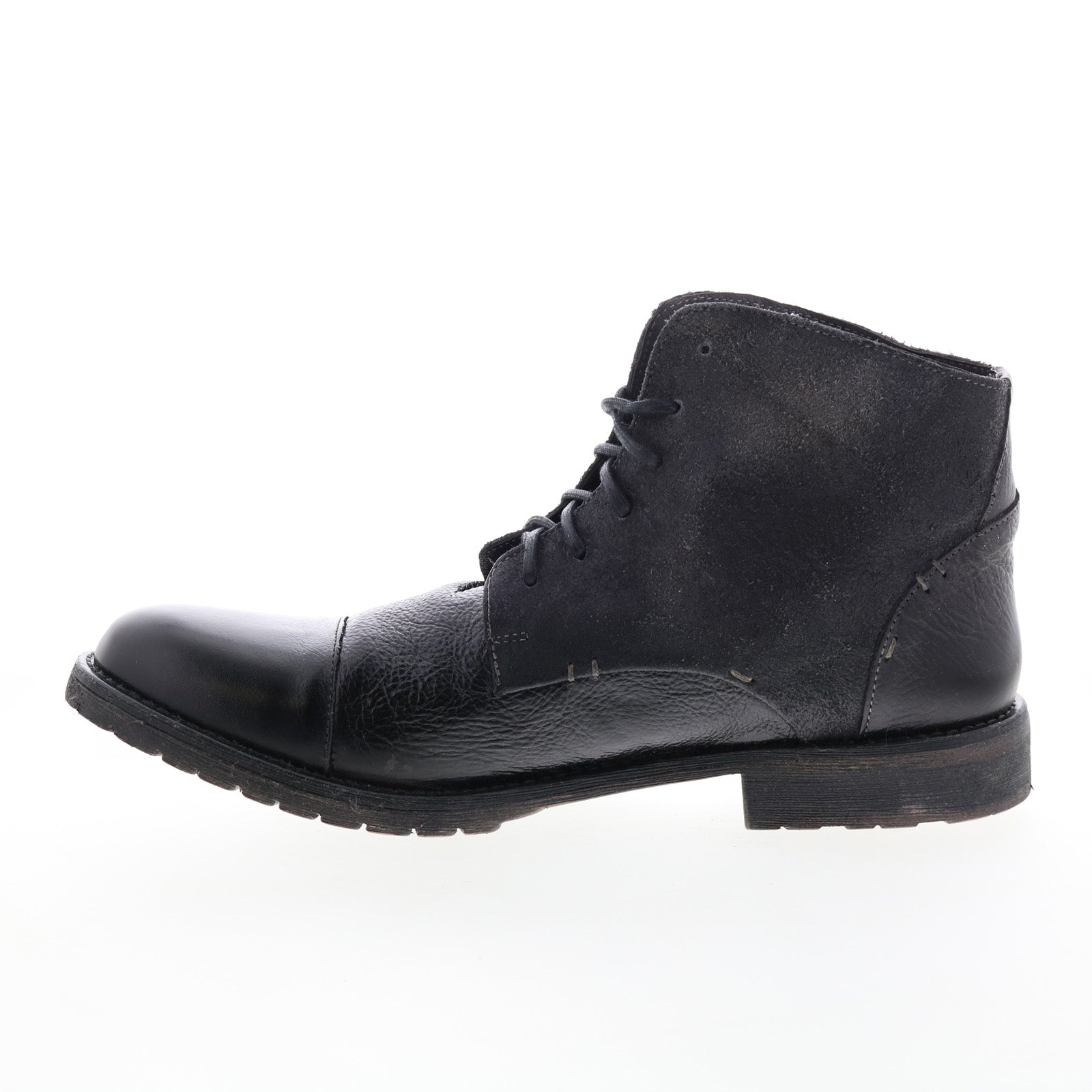 Bed Stu Dreck F496013 Mens Black Leather Lace Up Casual  display picture 3