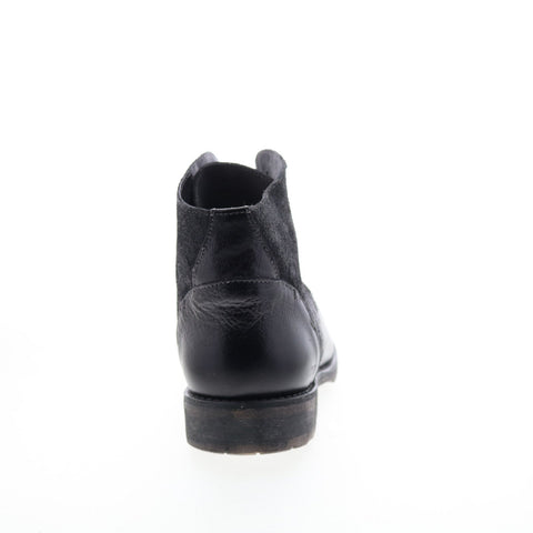 Bed Stu Dreck F496013 Mens Black Leather Lace Up Casual Dress Boots