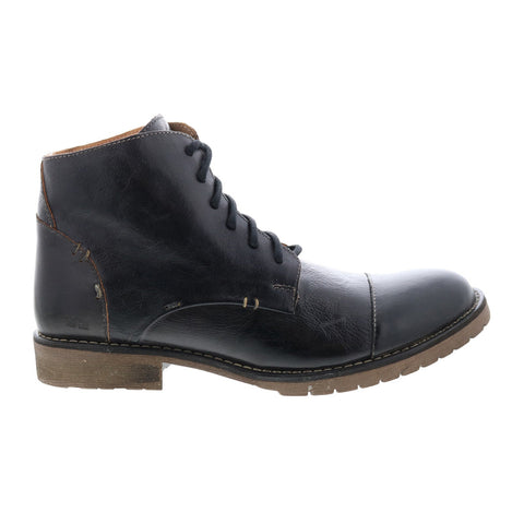 Bed Stu Dreck F496013 Mens Black Leather Lace Up Casual Dress Boots