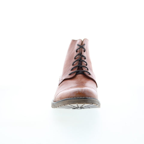 Bed Stu Dreck F496013 Mens Brown Leather Lace Up Casual Dress Boots