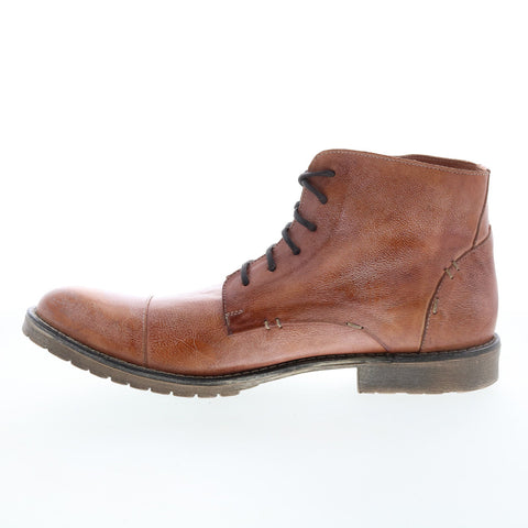 Bed Stu Dreck F496013 Mens Brown Leather Lace Up Casual Dress Boots