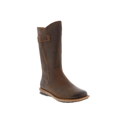 Born Tonic F51926 Womens Brown Leather Zipper Knee High Boots