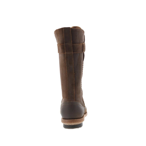 Born Tonic F51926 Womens Brown Leather Zipper Knee High Boots