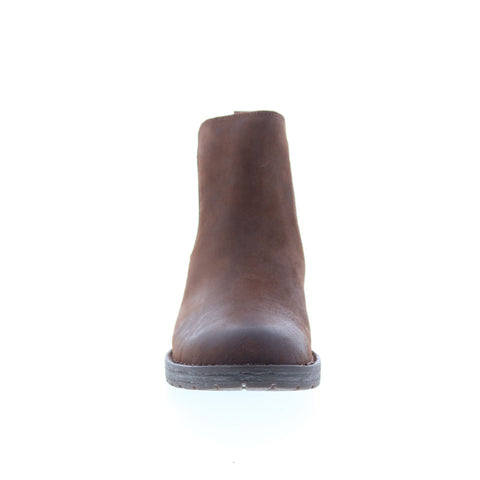 Born Cove F55523 Womens Brown Leather Slip On Chelsea Boots