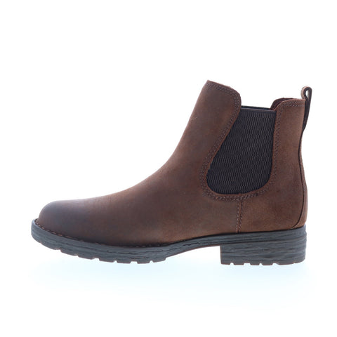 Born Cove F55523 Womens Brown Leather Slip On Chelsea Boots
