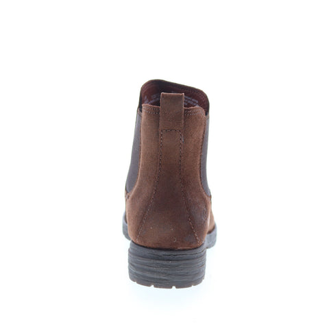 Born Cove F55523 Womens Brown Leather Slip On Chelsea Boots