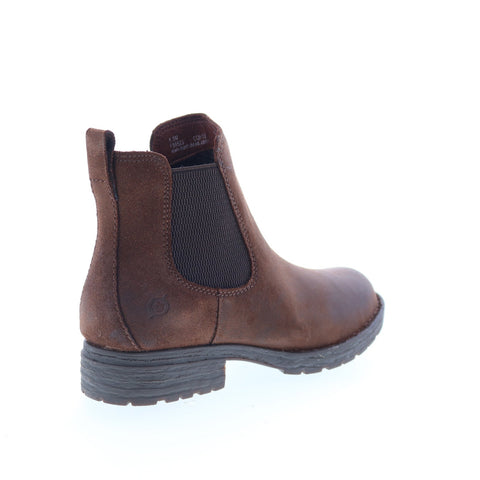 Born Cove F55523 Womens Brown Leather Slip On Chelsea Boots