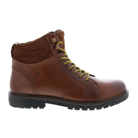 Roan by Bed Stu Dino F804010 Mens Brown Leather Lace Up Casual Dress Boots