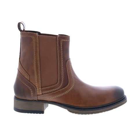 Roan by Bed Stu Torrey F804018 Mens Brown Leather Slip On Chelsea Boots