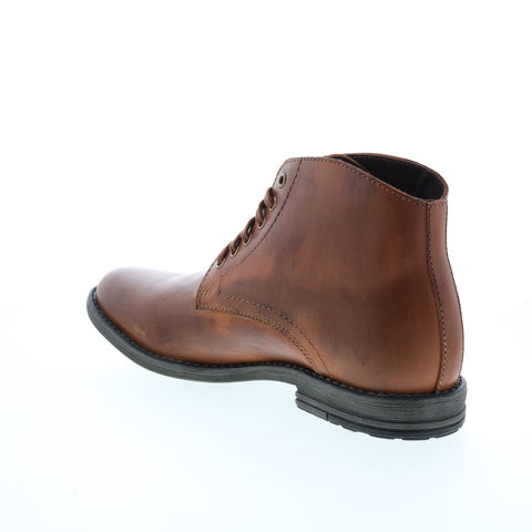 Roan by Bed Stu Proff F804019 Mens Brown Leather Lace Up Casual Dress Boots