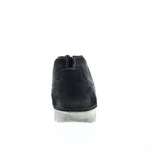 Roan by Bed Stu Tobias F804080 Mens Black Suede Lifestyle Sneakers Shoes