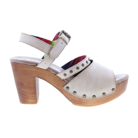 Roan by Bed Stu Hana F853019 Womens Brown Leather Heeled Sandals Shoes