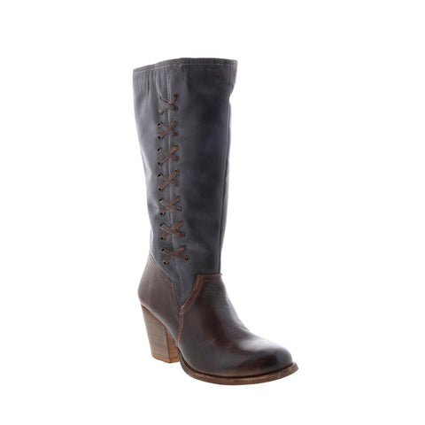 Roan by Bed Stu Katsya F858044 Womens Brown Zipper Mid Calf Boots