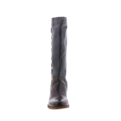 Roan by Bed Stu Katsya F858044 Womens Brown Zipper Mid Calf Boots