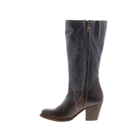 Roan by Bed Stu Katsya F858044 Womens Brown Zipper Mid Calf Boots