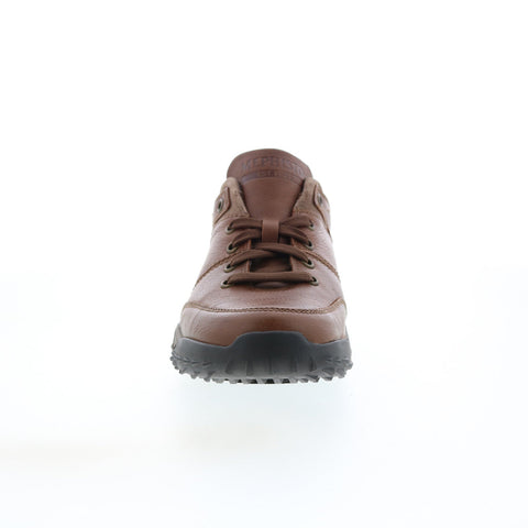 Mephisto Fabiano Mens Brown Leather Lace Up Lifestyle Sneakers Shoes