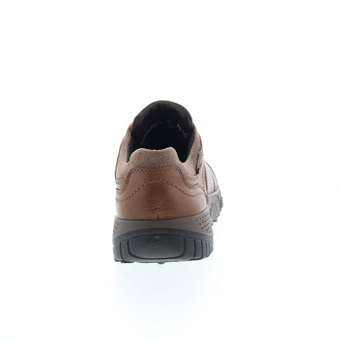 Mephisto Fabiano Mens Brown Leather Lace Up Lifestyle Sneakers Shoes