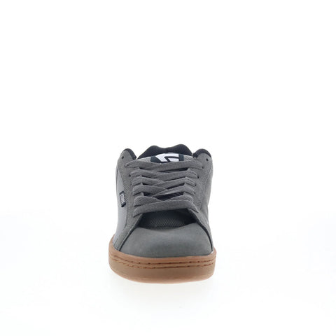 Etnies Fader 4101000203521 Mens Gray Suede Skate Inspired Sneakers Shoes