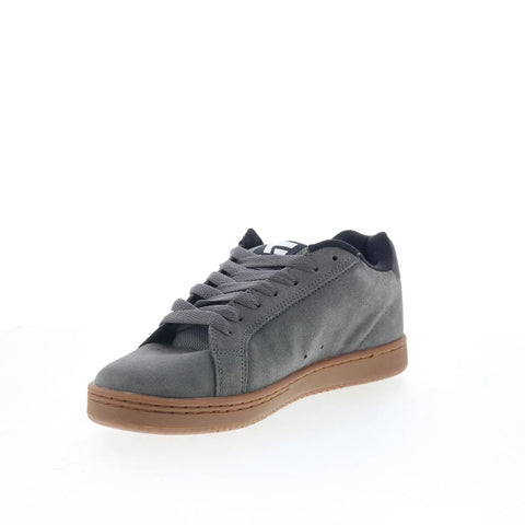 Etnies Fader 4101000203521 Mens Gray Suede Skate Inspired Sneakers Shoes