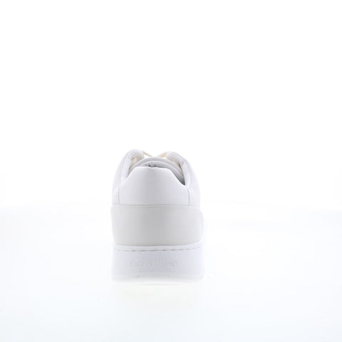Calvin Klein Falconi CMFALCONI Mens White Leather Lifestyle Sneakers Shoes