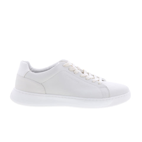 Calvin Klein Falconi CMFALCONI Mens White Leather Lifestyle Sneakers Shoes