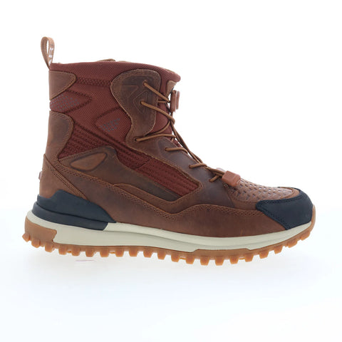 Pajar Falko PDPAB00865.01 Mens Brown Leather Lace Up Casual Dress Boots