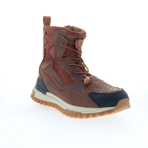 Pajar Falko PDPAB00865.01 Mens Brown Leather Lace Up Casual Dress Boots