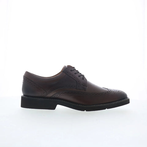 Rockport Fallo RMFALLO Mens Brown Wide Oxfords Wingtip & Brogue Shoes